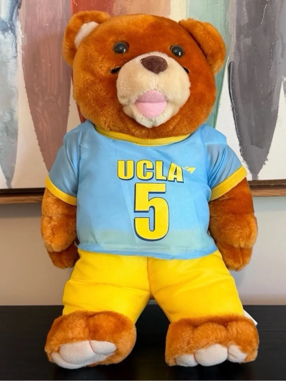 Vintage UCLA Bruins Teddy Bear Plush #5 Officially Licensed NCAA Collectible